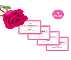 Natural Rose Soap Bar pack of 4